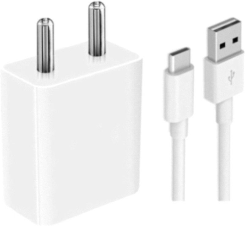 Shopdeal 18 W Adaptive Charging 2.4 A Mobile Type-C Charger For LG Velvet 5G UW QC 3.0, Rapid, MI, VOOC, AFC Charger with Detachable Cable  (White, Cable Included)