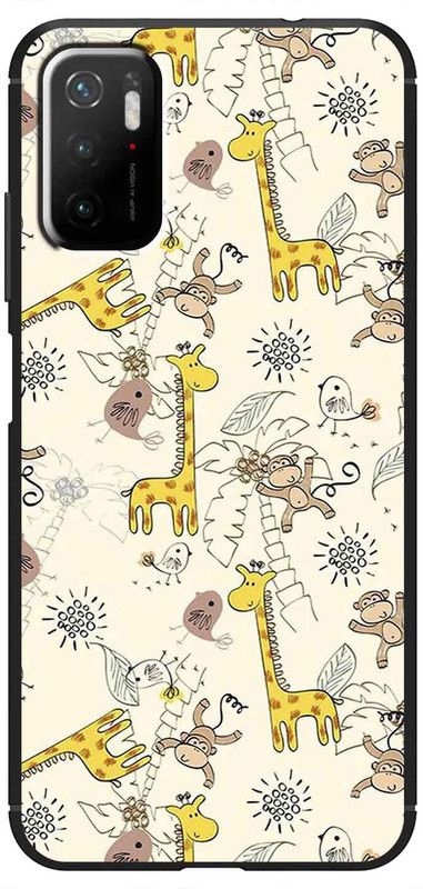 CaseRepublic Back Cover for POCO M3 Pro 5G  (Black, Grip Case, Pack of: 1)
