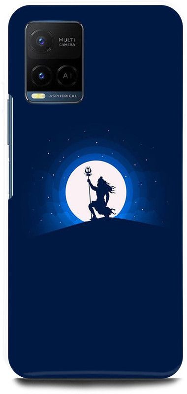 DIKRO Back Cover for Vivo Y33T, V2146, AGHORI, SHIV, SHIVJI, MAHADEV, MAHAKAL  (Blue, Hard Case, Pack of: 1)