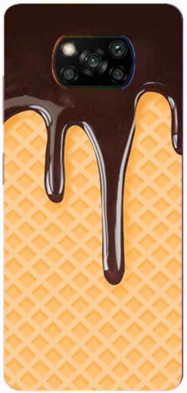 Fanny Back Cover for Poco X3 Pro  (Brown, Beige, Hard Case)