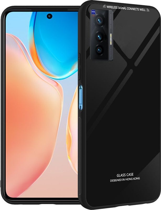 Wowcase Back Cover for Vivo X70 Pro  (Black, Grip Case, Pack of: 1)