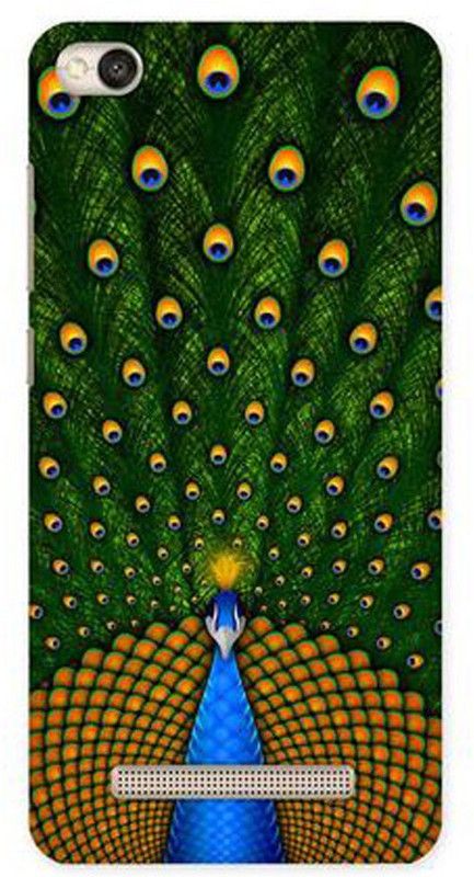 Khakee Back Cover for Peacock Printed For Redmi4A  (Multicolor, Hard Case)