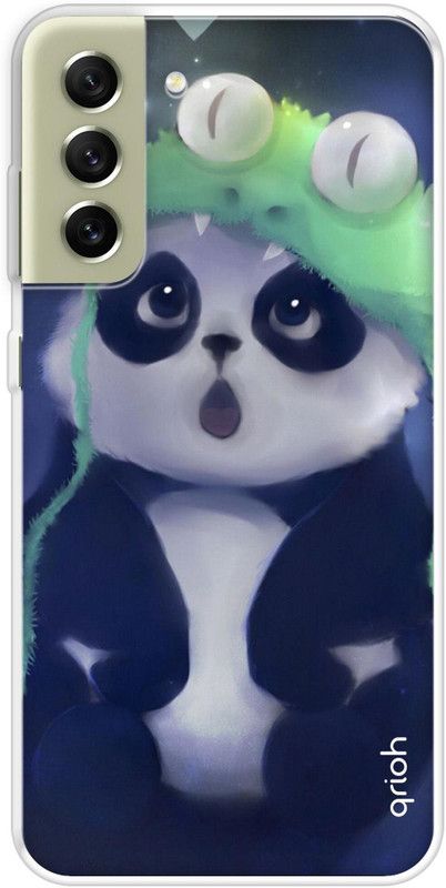 QRIOH Back Cover for Samsung Galaxy S21 FE 5G  (Multicolor, Grip Case, Silicon, Pack of: 1)