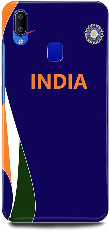 JUGGA Back Cover for Vivo Y91, 1811, INDIA, JERSY, TEAM  (Blue, Hard Case, Pack of: 1)