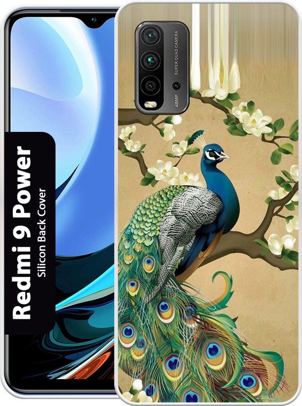 Mizlox Back Cover for Mi Redmi 9 Power Back Cover  (Multicolor, Grip Case, Silicon, Pack of: 1)