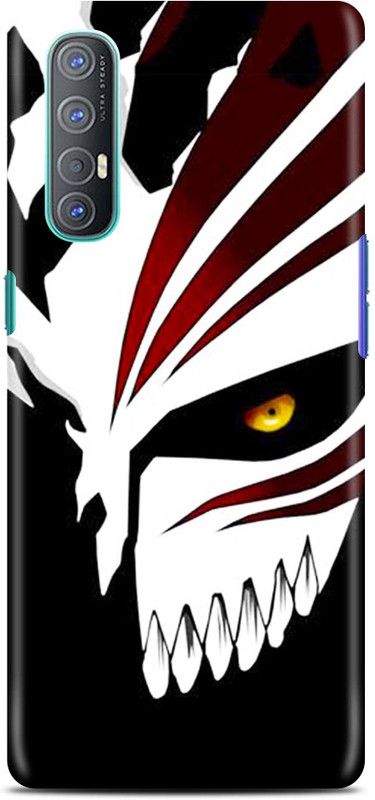 Sankee Back Cover for Oppo Reno3 Pro  (Black, Hard Case)