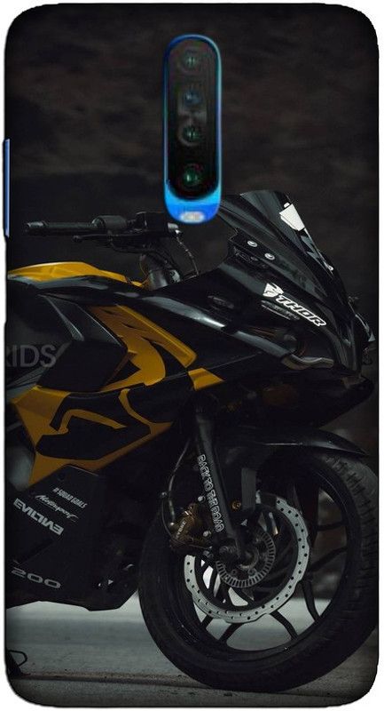 CROKIAN Back Cover for POCO X2 Bike Back Cover  (Multicolor, Hard Case, Pack of: 1)
