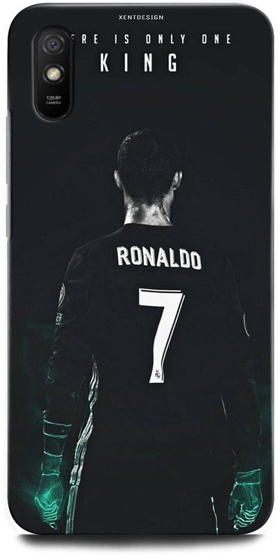 ORBIQE Back Cover for Redmi 9A M2006C3LI CRISTIANO RONALDO, RONALDO 7, CR, 7, FOOTBALL, SPORTS, REAL MADRID  (Multicolor, Shock Proof, Pack of: 1)