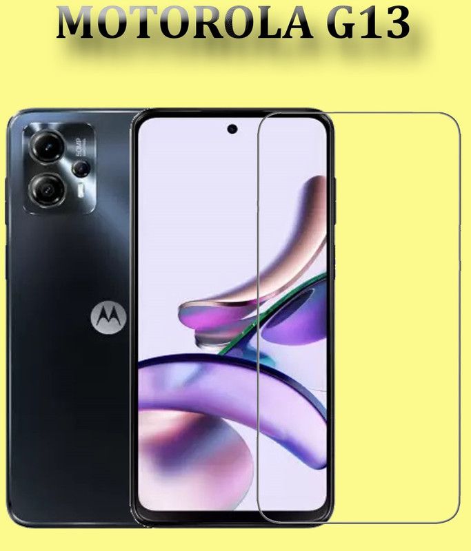 NSTAR Tempered Glass Guard for MOTOROLA g13, MOTOROLA G13, (6.5)  (Pack of 1)
