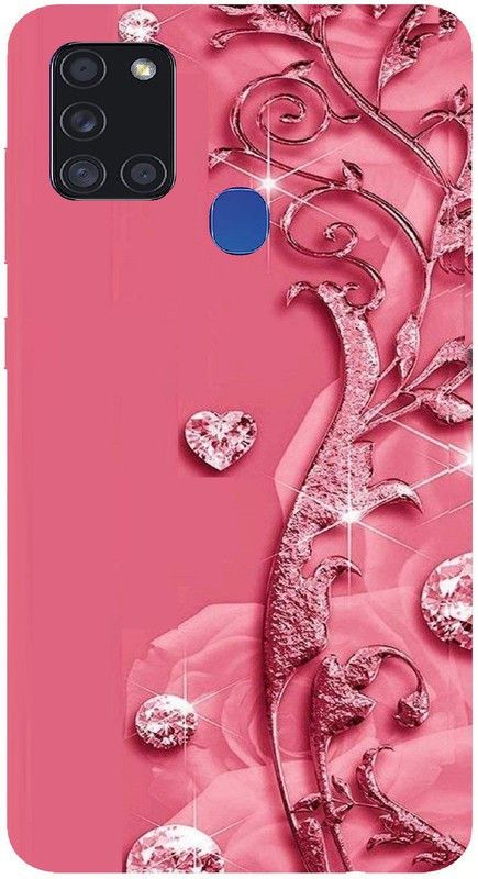 SGRB Enterprises Back Cover for Samsung A21s  (Pink, Silicon)