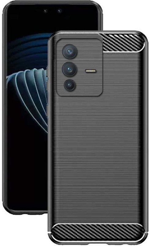 Elica Bumper Case for vivo V23 5G  (Black, Rugged Armor, Pack of: 1)