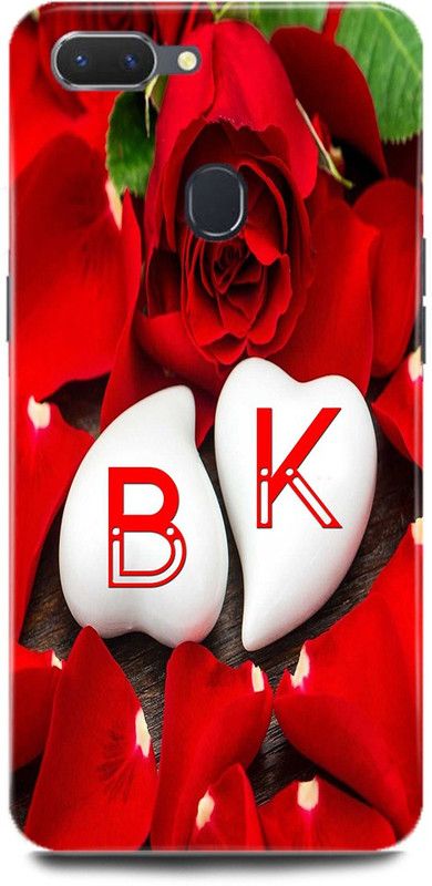 Dimora Back Cover for Realme 2/RMX1805,B Loves K Name,B Name, K Letter, Alphabet,B Love K NAME  (Multicolor, Hard Case, Pack of: 1)