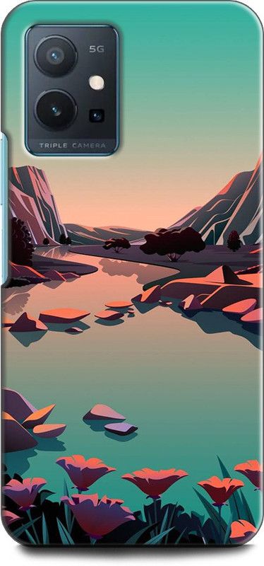 Wall Art Back Cover for Vivo Y75 (5G) IPHONE WALLPEPAR, NATURE, ART  (Multicolor, Dual Protection, Pack of: 1)