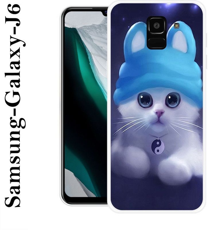 BAGRA Back Cover for Samsung Galaxy J6  (Multicolor, Grip Case, Silicon)