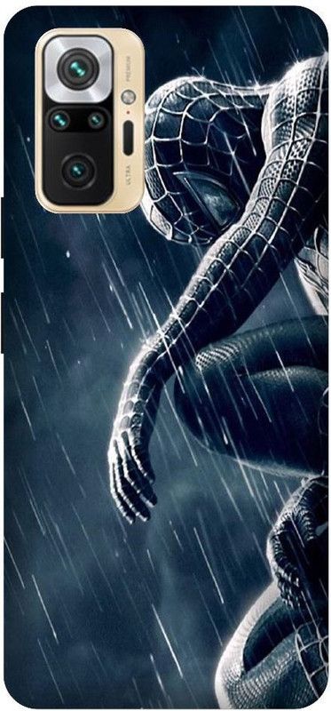 GRAFIQE Back Cover for REDMI Note 10 Pro Max M2101K6I SPIDERMAN, SPIDERMAN LOGO, SPIDERMAN SIGN  (Multicolor, Shock Proof)
