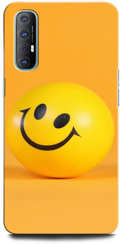 ORBIQE Back Cover for OPPO Reno3 Pro CPH2035 SMILE, SMILE FACE, FUNNY, HAPPY, CARTOON  (Multicolor, Hard Case, Pack of: 1)