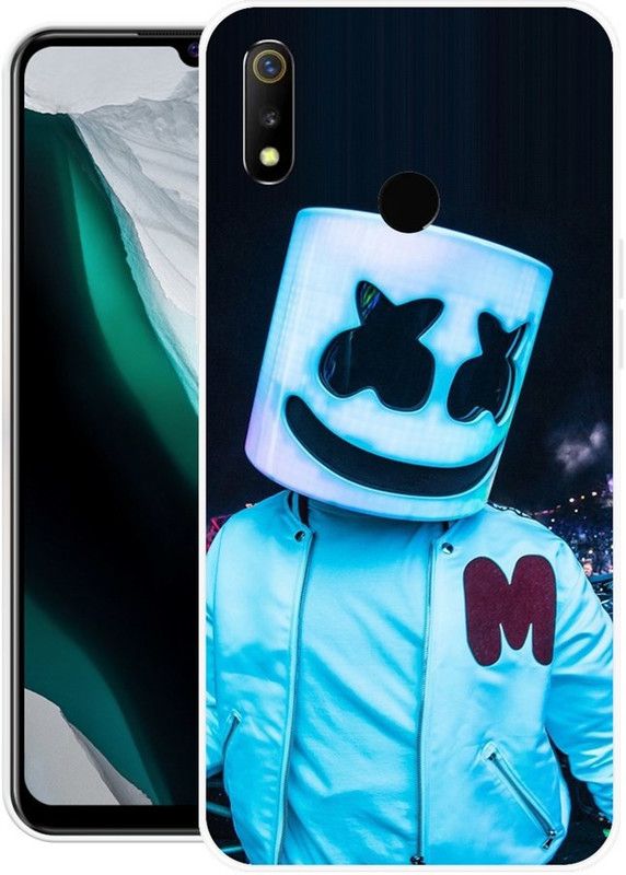 MUSKAY Back Cover for Realme 3 Pro  (Multicolor, Grip Case, Silicon, Pack of: 1)