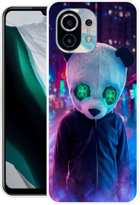 DESILOVE Back Cover for Mi 11 Lite, Mi 11 Lite 5G  (Multicolor, Silicon, Pack of: 1)