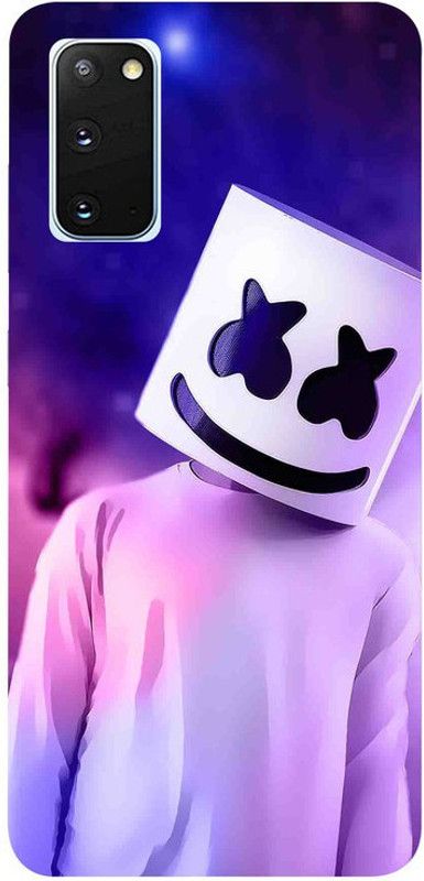 Golden Mask Back Cover for Samsung Galaxy S20 Blue Marshmallow  (Multicolor, Waterproof, Silicon, Pack of: 1)