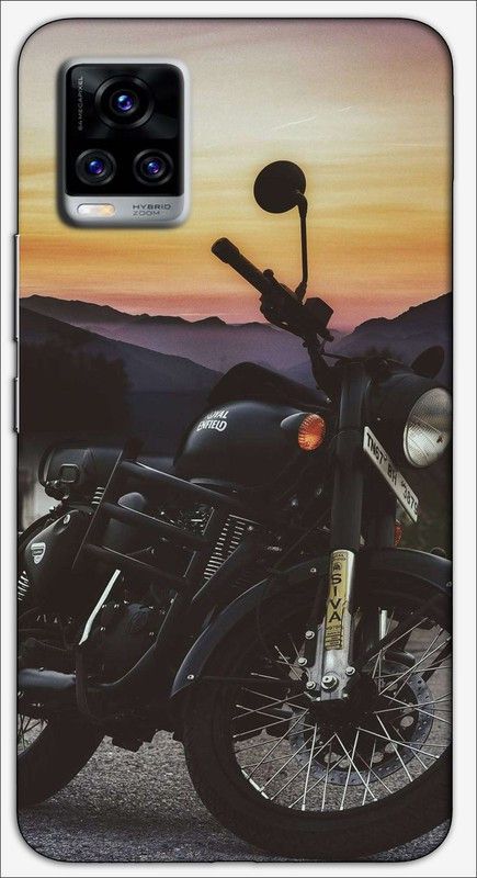 CROKIAN Back Cover for ViVO V20 Royal enfield Back Cover  (Multicolor, Hard Case, Pack of: 1)