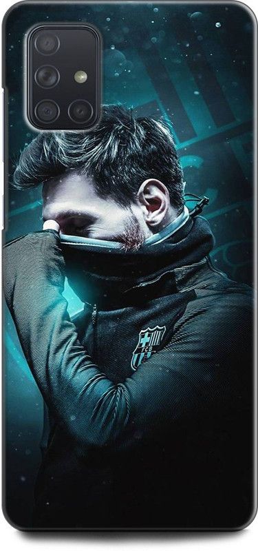 Afterglow Back Cover for SAMSUNG Galaxy A71 MESSI, LIONE MESSI, FOOTBALL, MESSI 10, BARCELONA, JERSEY, SPORTS  (Multicolor, Shock Proof, Pack of: 1)