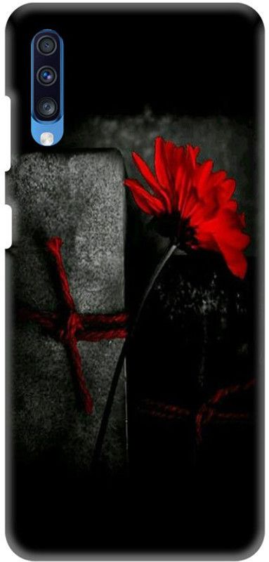 PNBEE Back Cover for Samsung Galaxy A70 (SM-A705F) -Flower Printed Back Case Cover  (Multicolor, Hard Case, Pack of: 1)