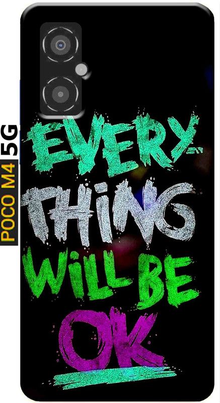 stroxy Back Cover for Poco M4 5G 2760  (Multicolor, Flexible, Silicon, Pack of: 1)