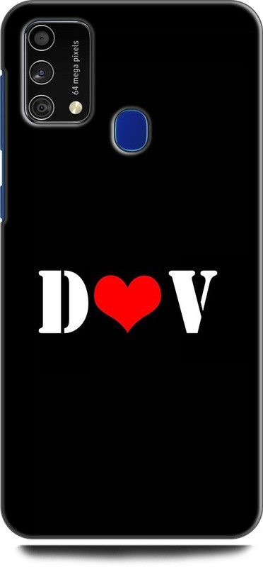 Afterglow Back Cover for SAMSUNG Galaxy M31 D V, D LOVES V, NAME, LETTER, ALPHABET, DV LOVE, HART  (Multicolor, Shock Proof, Pack of: 1)