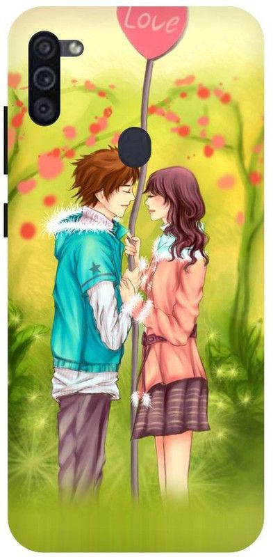 URCHIN Back Cover for Samsung M11 Love, Sweet Couple, Cut Kids, Girl, boy, Together  (Multicolor, Shock Proof, Pack of: 1)