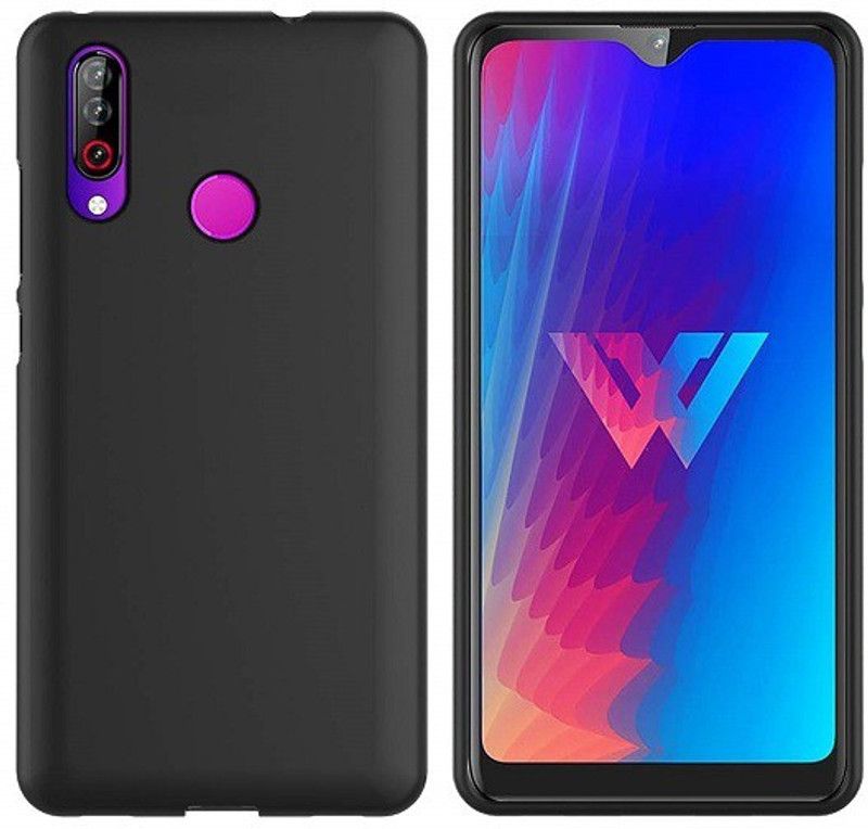 Celzo Back Cover for LG W30  (Black, Pack of: 1)