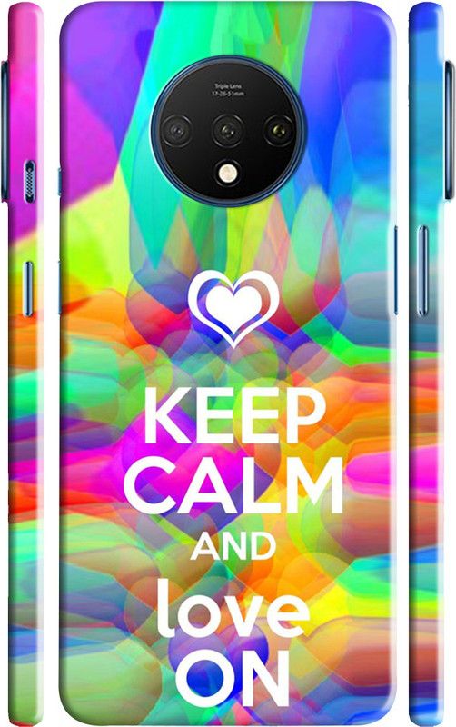 LETAPS Back Cover for OnePlus 7T  (Multicolor, Hard Case)