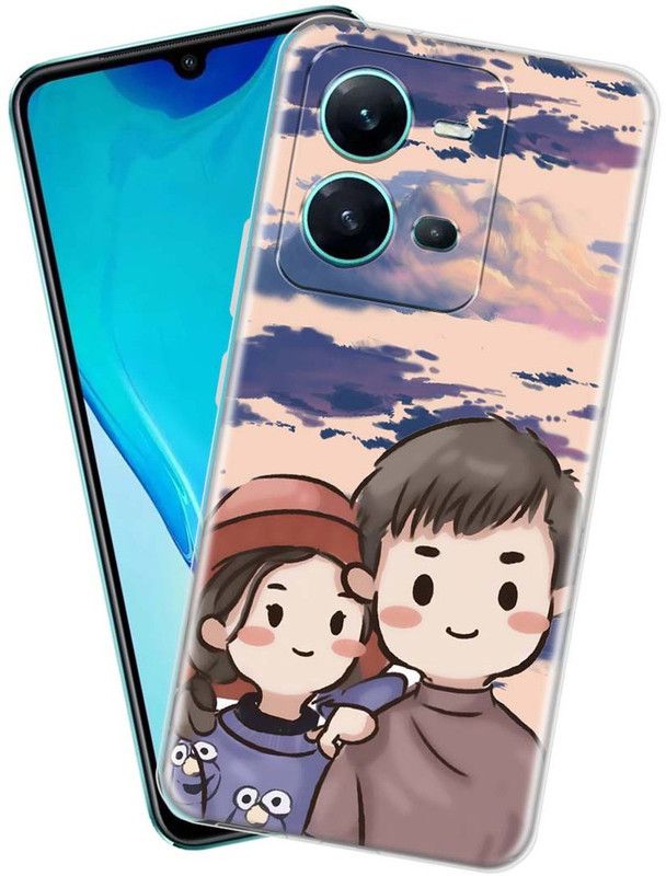 Nainz Back Cover for Vivo V25 5G  (Multicolor, Grip Case, Silicon, Pack of: 1)