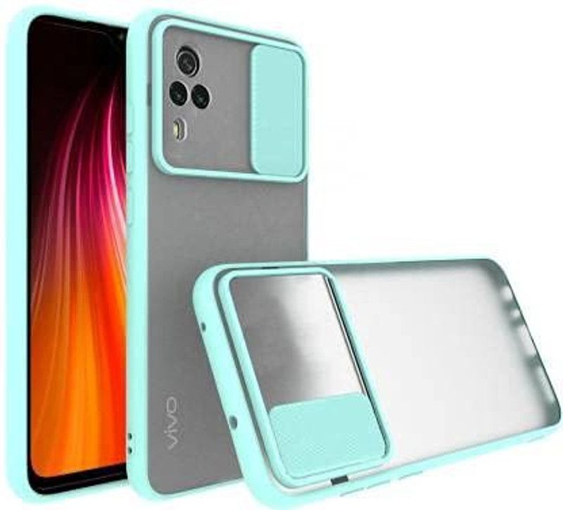 TROOZ Back Cover for vivo Y53s  (Green, Grip Case, Pack of: 1)