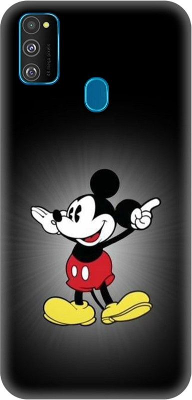 #Uncultured Back Cover for Samsung Galaxy M30s, Samsung Galaxy M21 - Micky Mouse Print  (Multicolor, Hard Case, Pack of: 1)