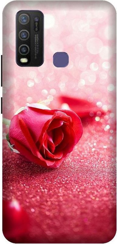 Vinsmoke Back Cover for Vivo Y50 Roses, Love, Cute, Couple, Love you, Rose  (Multicolor, Shock Proof, Pack of: 1)