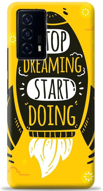 Coverpur Back Cover for IQOO Z5 5G  (Yellow, Shock Proof, Pack of: 1)