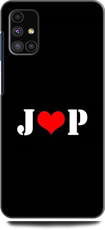 Afterglow Back Cover for SAMSUNG Galaxy M31s J P, J LOVES P, NAME, LETTER, ALPHABET, JP LOVE, HART  (Multicolor, Shock Proof, Pack of: 1)