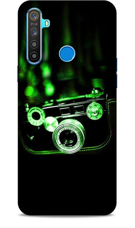 Keviv Back Cover for Realme 5, Realme 5i, Realme 5s, Realme Narzo 10  (Black, 3D Case, Pack of: 1)