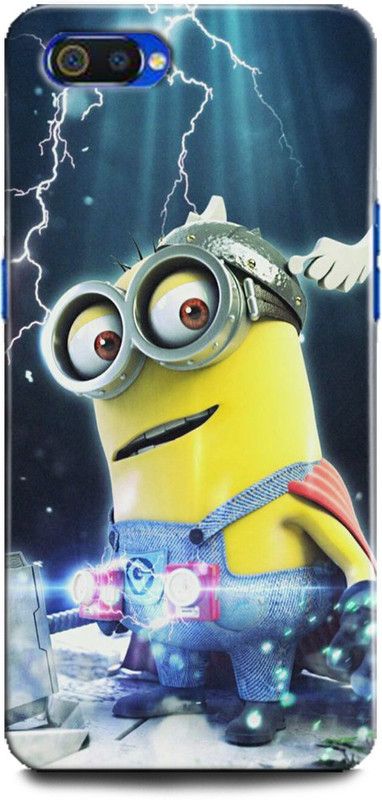 INTELLIZE Back Cover for Realme C2/RMX1945 minions,Printed  (Multicolor, Shock Proof, Pack of: 1)