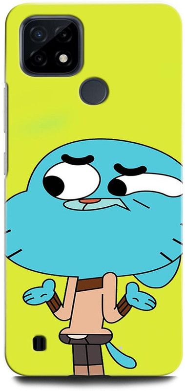 ORBIQE Back Cover for Realme C25Y RMX3265 GUMBALL, LOVE, ART  (Multicolor, Hard Case, Pack of: 1)