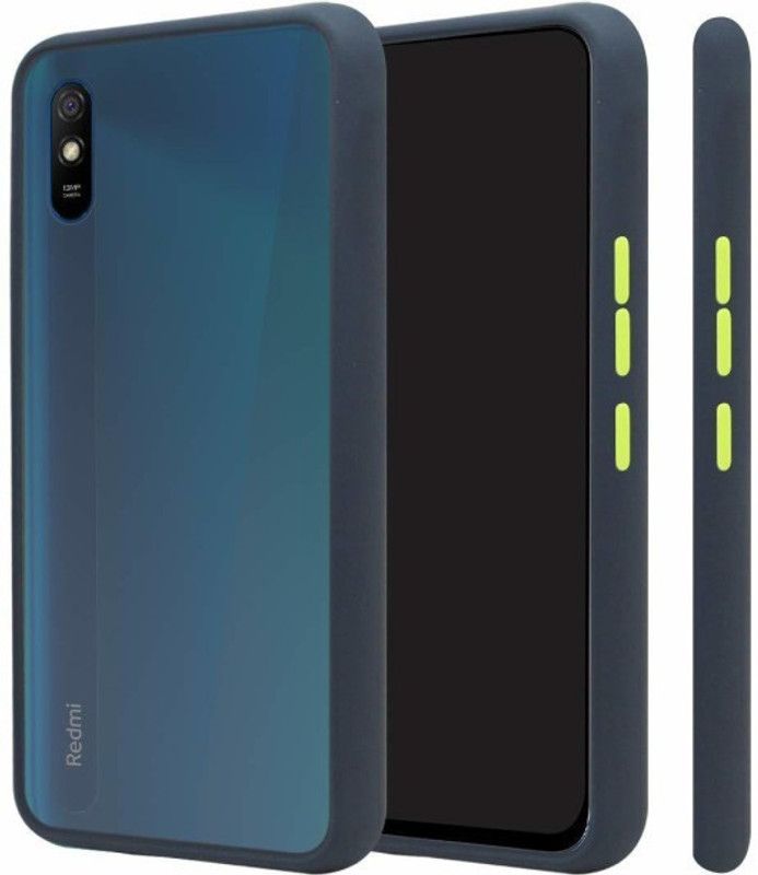 Monogamy Back Cover for Redmi 9A, Redmi 9i, Redmi 9A Sport, Redmi 9A Sport  (Blue, Camera Bump Protector, Pack of: 1)