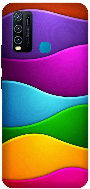 SSMORYA Back Cover for Vivo Y50 ,Wallpaper Multicolour Printed  (Multicolor, Shock Proof, Pack of: 1)