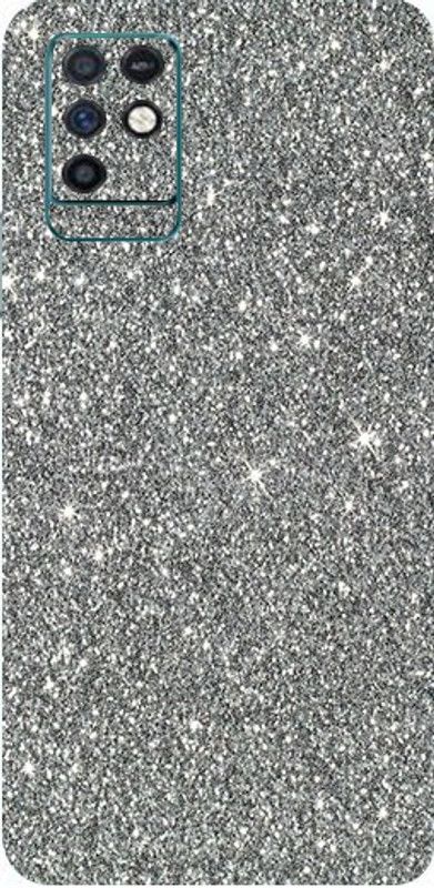 Mclaxa Grey Gliter Mobile Back Skin, Grey Gliter, INFINIX NOTE10 Mobile Skin  (Grey Gliter Skin With Super Matte Finish)