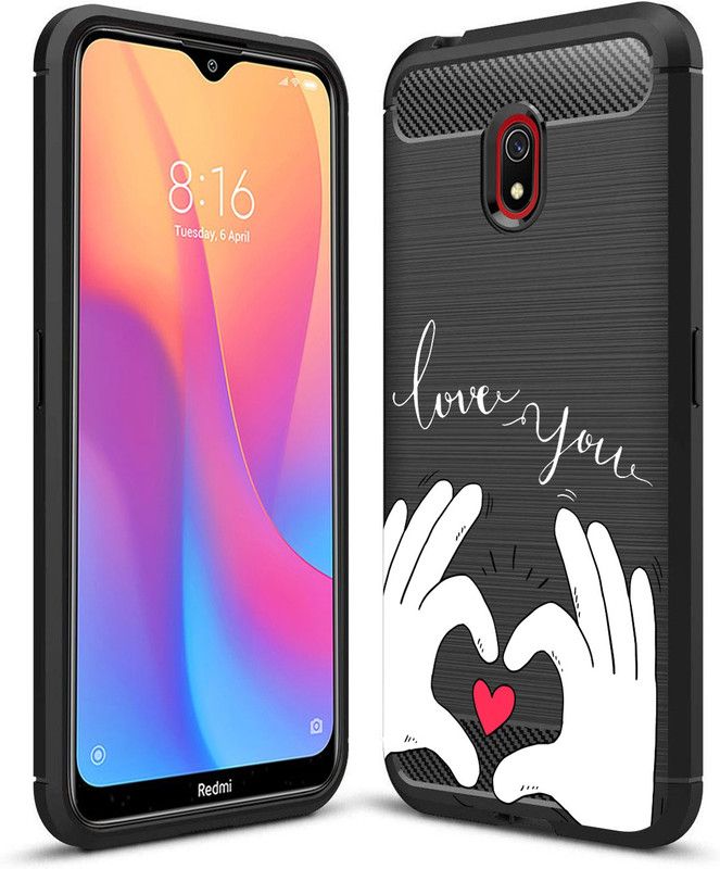 Nainz Back Cover for Mi Redmi 8A  (Multicolor, Shock Proof)
