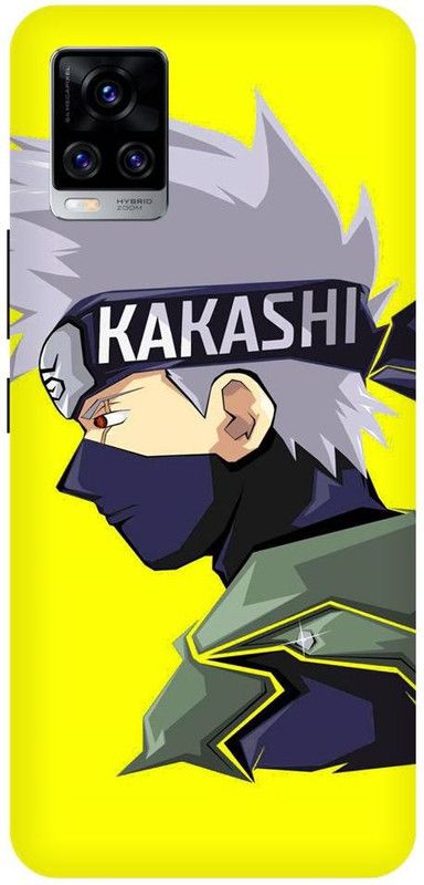 URCHIN Back Cover for Vivo V20 Pro Kakashi, Naruto, Anime, Neon,superhero,Ninja, Black  (Multicolor, Shock Proof)