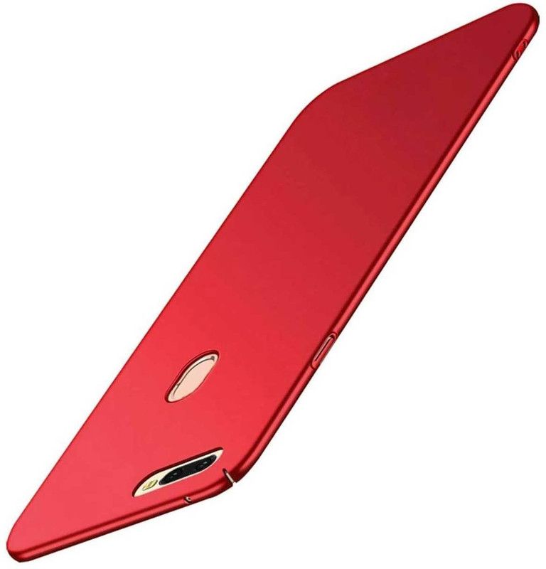 RRTBZ Back Cover for Oppo A7  (Red, Shock Proof, Pack of: 1)