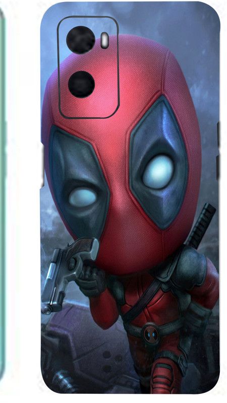 CLAXA Baby Deadpool Oppo A96 Back Skin Guard, Deadpool Mobile Skin  (Deadpool Skin With Super matte finish)