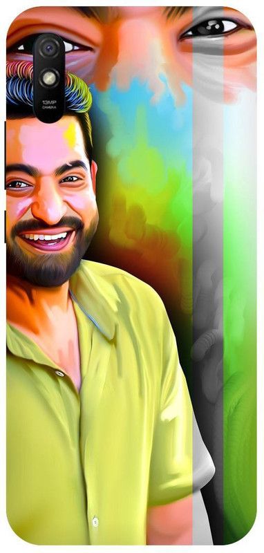 PICHKU Back Cover for REDMI 9A SPORT-JR,NTR,SOUTH,HERO,ACTOR,TELUGU,TAMIL,INDIAN  (Green, Hard Case, Pack of: 1)