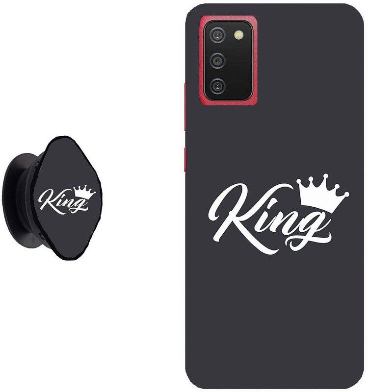 SPBR Back Cover for Samsung Galaxy M02s  (Grey, White, Cases with Holder, Pack of: 2)