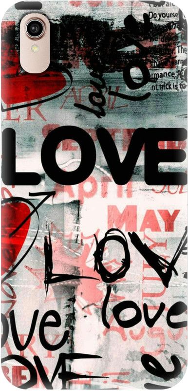 Smutty Back Cover for Vivo Y91i, Vivo 1820 - Love Print  (Multicolor, Hard Case, Pack of: 1)